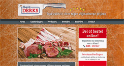 Desktop Screenshot of derksvlees.nl